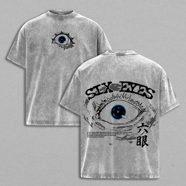 

Anime Jujutsu Kaisen Ryomen Sukuna Printed Tee Men Women Washed Cotton T-shirts Short Sleeve Vintage T Shirt Harajuku Tshirt S серый
