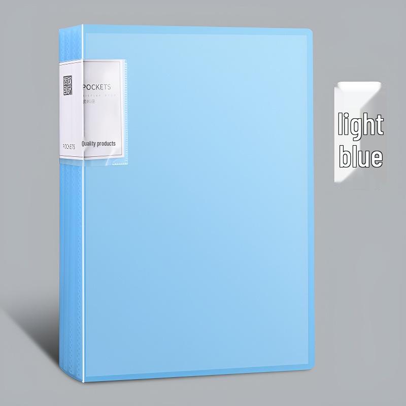 A4 Clear Multi-Layer Ring Binder: Student Certificate, Test Paper, Prenatal Checkup, Music Score Storage Folder