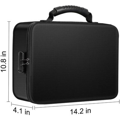 AT21-2X Organizer Bag Fireproof Document Bag With Lock Portable Filing Storage Box Holder For Document File Passport