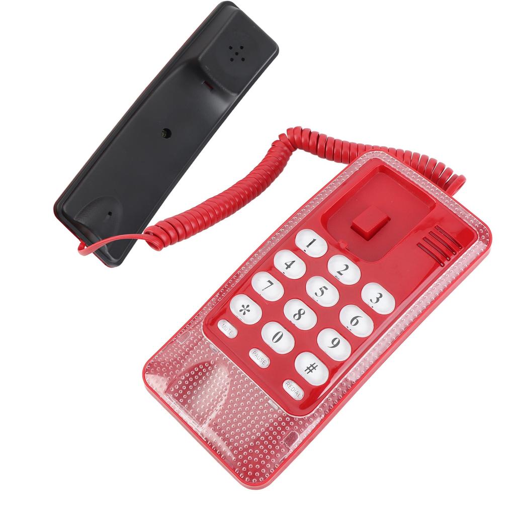 Wall Mount Landline Telephone Extension No Caller ID Home Phone For Hotel Family