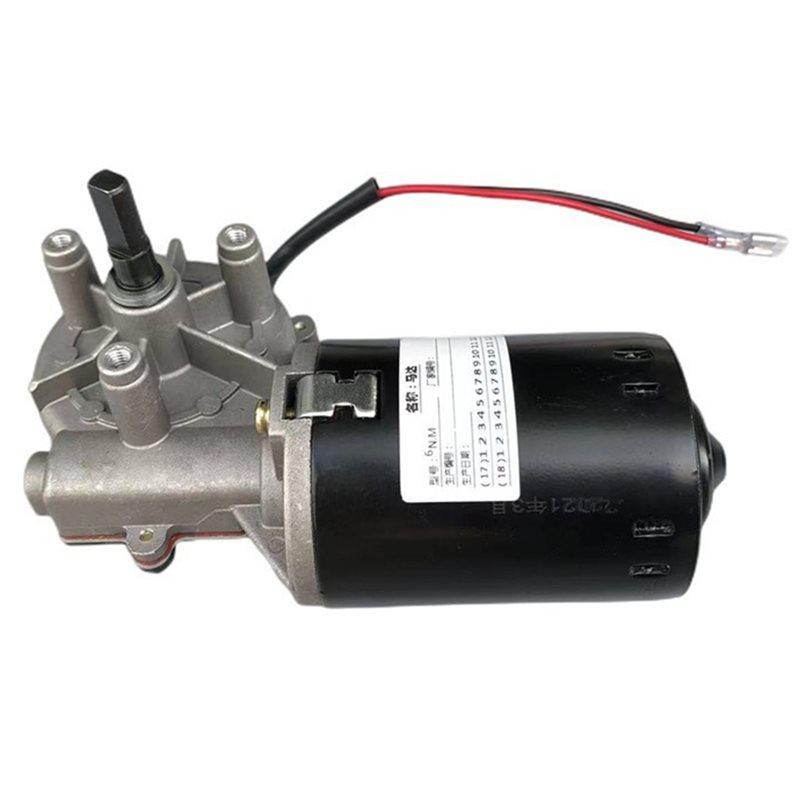 Premium-High Speed 24V DC Worm Gear Motor 60W With Reverse Function Self-Locking Design Feature