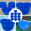 10Pcs Thick Plastic Pigeon Cage Feeder Hanging Semicircle Bird Water Food Feeding Bowl Bird Supply Pigeon Water Feeder