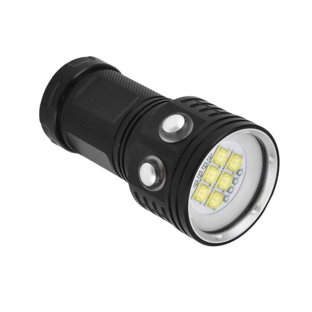 Tauchen Taschenlampe 14LED IPX8 Wasserdicht 3 Farben 7 Modi Tragbar 328ft Unterwasserfotografie