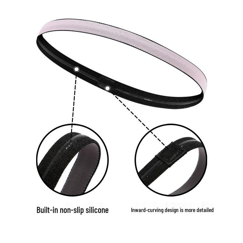 Fascia Sportiva Antiscivolo in Silicone Assorbi Sudore per Corsa & Fitness