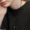 Hei bottle pendant leather necklace