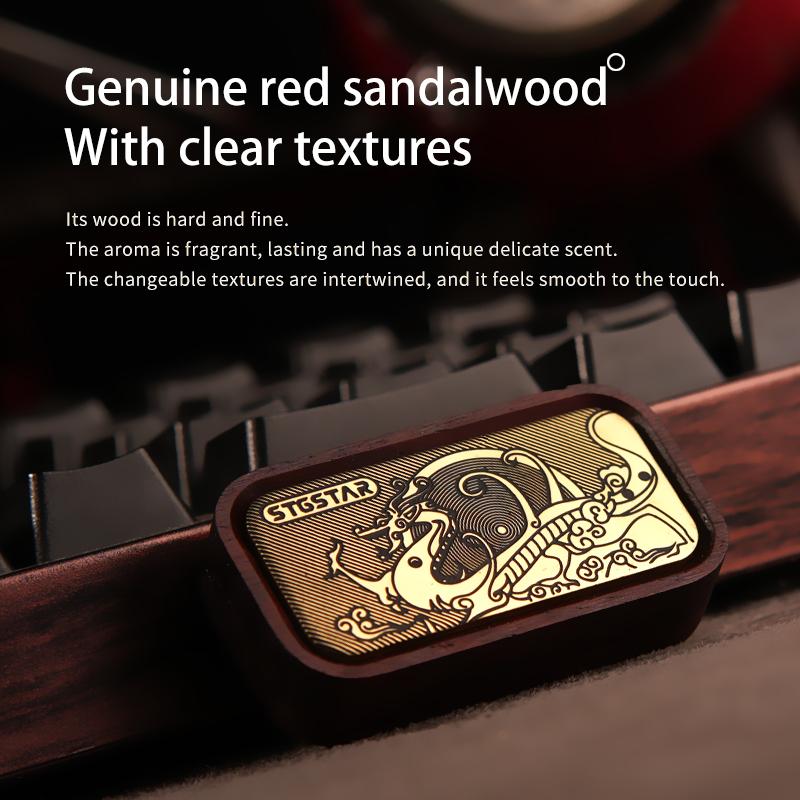 Magnetic EDC Finger Toys Mahogany Push Cards Stress-relieving Sliders Fidget Spinners DDHD Tools Gifts for Boys