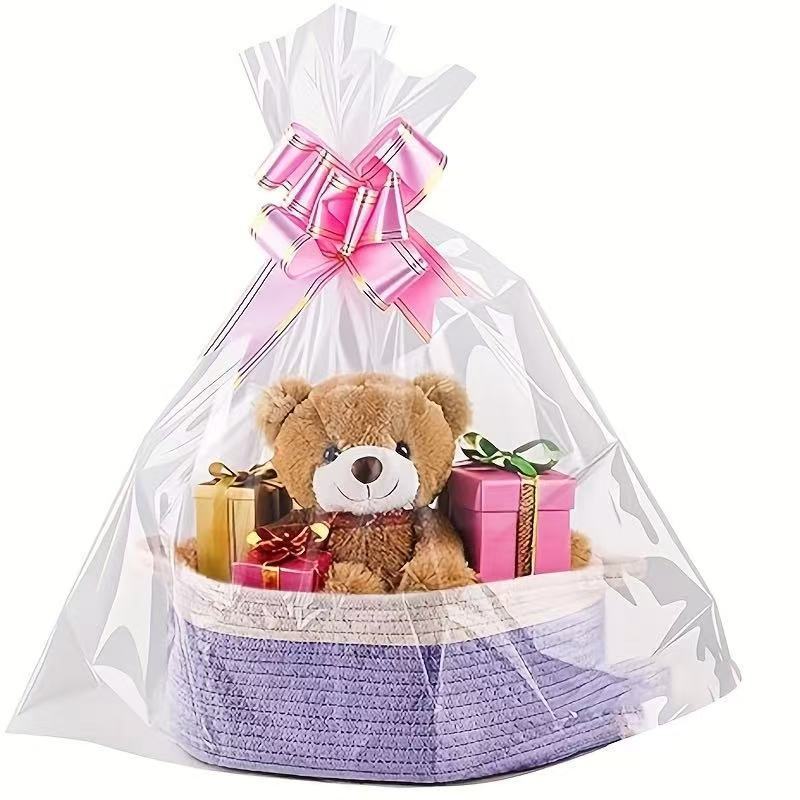 Rectangular Cotton Rope Organizer With Multiuse Design For Home And Office