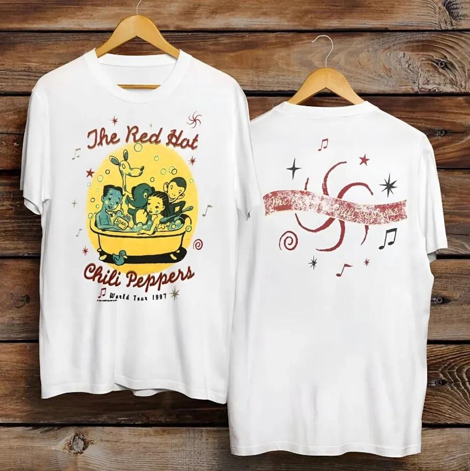 Red Hot Chili Peppers Tour Vintage Shirt, Red Hot Chili Peppers Band Fan Shirt Unisex T-Shirt S