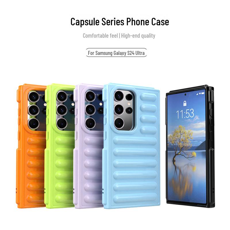 

Samsung Galaxy S24 Ultra Прозрачный защитный чехол с защитой от подушек безопасности TPU - Чехол для мобильного телефона Anti Fall Samsung Galaxy A25 5G