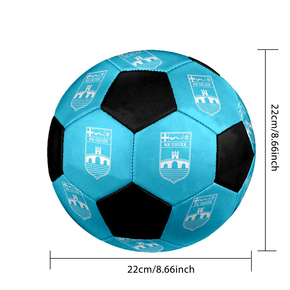 SIZE 5 NK Osijek Soccer Ball Colorful All Ages Machine Stitched PVC Competition Ready Durable High-Bounce