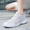 Plus Size Men's Shoes Summer Mesh Surface Hollowed Breathable Men's Lightweight Sneaker Casual Running Shoes
