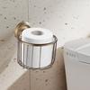 Brass Vintage Toilet Paper Holder Wall Mounted Vintage Brass Tissue Dispenser Versatile Stable Rustic Paper Holder For Dorm