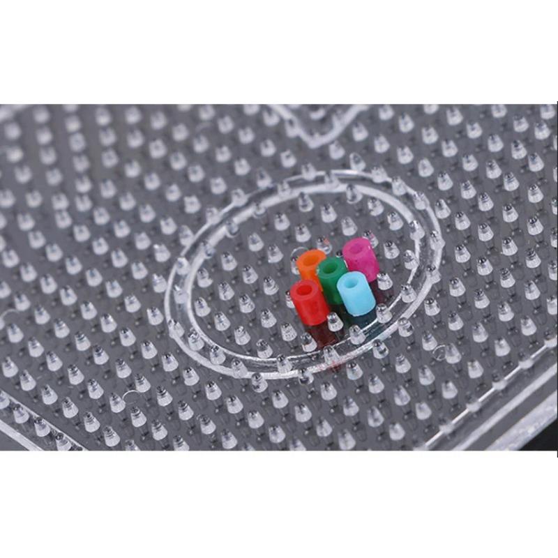 Yant Jouet 5mm Hama Beads Pegboard Transparent Template Board Circular Square tool DO-IT-YOURSELF Figure Material Board Perler Beads
