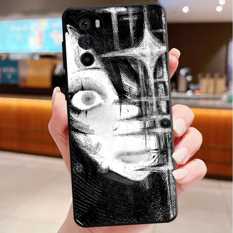 Phone Case For Motorola Edge 60 50 40 Pro 60 50 40 30 Ultra Neo Fusion Moto G Stylus G Anime Girl Art Horror Eyes