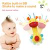 3 Pcs/set Baby Soft Rattles Toys Animal Sound Rattle Toys Infant Early Developmental Baby Toys Newborn Infant Gift