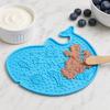 Pet Slow Food Mat with Suction Cups, Whale Shape Slow Feeding Mat for Prevent Choking Anxiety Relief, Non-Slip Silicone Lick Mat for Dogs And Cats