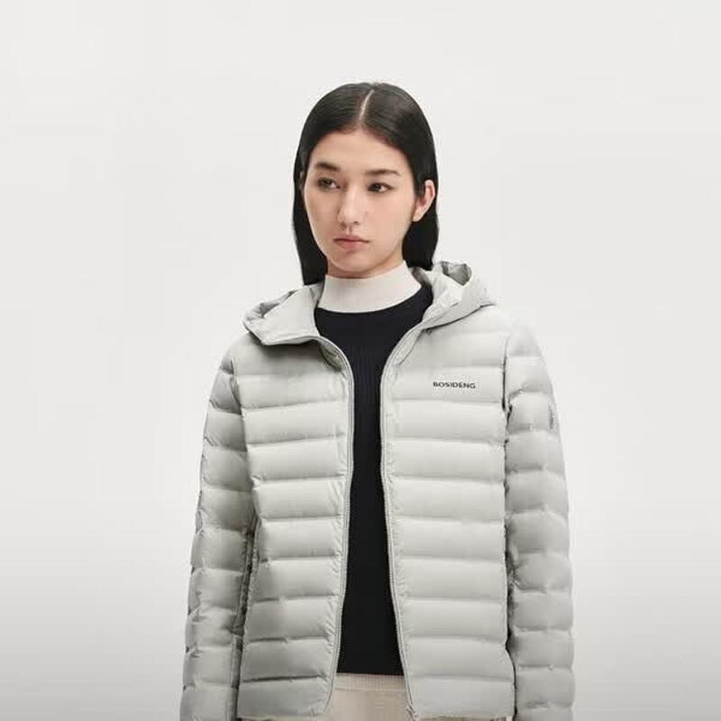 BOSIDENG Women s Lightweight Slim-Fit Goose Down Jacket