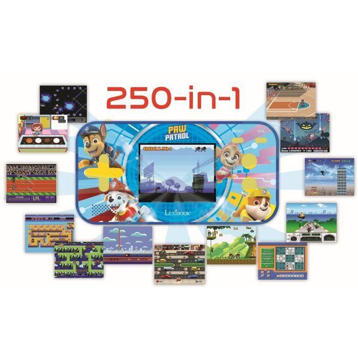 PAW PATROL Compact Cyber ​​Arcade® Children's Portable Game Console LEXIBOOK - 150 Games