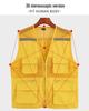 Custom Logo Emergency Management Safety Vest - Multi-Pocket Workwear for Photojournalists
