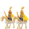 Skeleton Soldier Army King Knight Undead Horse Warrior Bricks Building Block Ringwraith Saddle Roman Soldiers Sword Waffen Toys