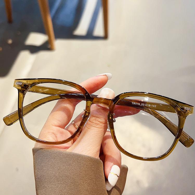 Blue Light Reading Eyewear TR90 Eyeglass Square Spectacle Spectacle Retro Blocking Presbyopic Classic Rivets Optical Matte Presbyopic Rectangular