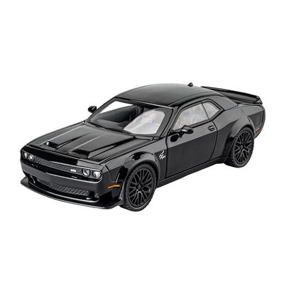 1/32 Dodge Challenger SRT Lega Auto Sportiva Modello Simulazione Pressofuso Metallo Giocattolo Muscle Car Modello Suono e Luce Bambini Giocattolo Regalo