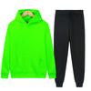 Mens Fleece Hoodie Set Casual Loose Fit Warm Winter Outfit Long Sleeve Pullover Pants
