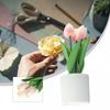 Sztuczne Kwiaty Dekoracja na Imprezę Plastikowy Tulipan w Doniczce