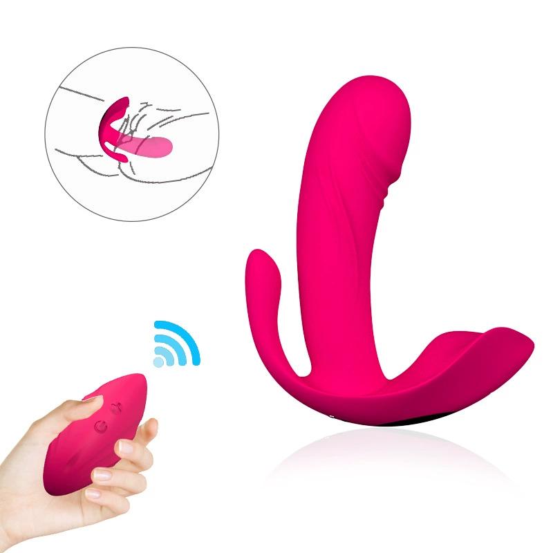 Dildo Vibrator Sex Toys for Women Bezdrátové kalhotky k nošení na dálku dults Anální Vaginální G Bod Klitoris Stimulátor Sex Shop