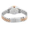 Mathey-Tissot Mathy II Zweifarbige Damenuhr aus Edelstahl mit weißem Zifferblatt und Quarzwerk D710RA