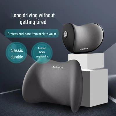 Autostoelhoofdsteun & Lendensteun Memory Foam Kussenset