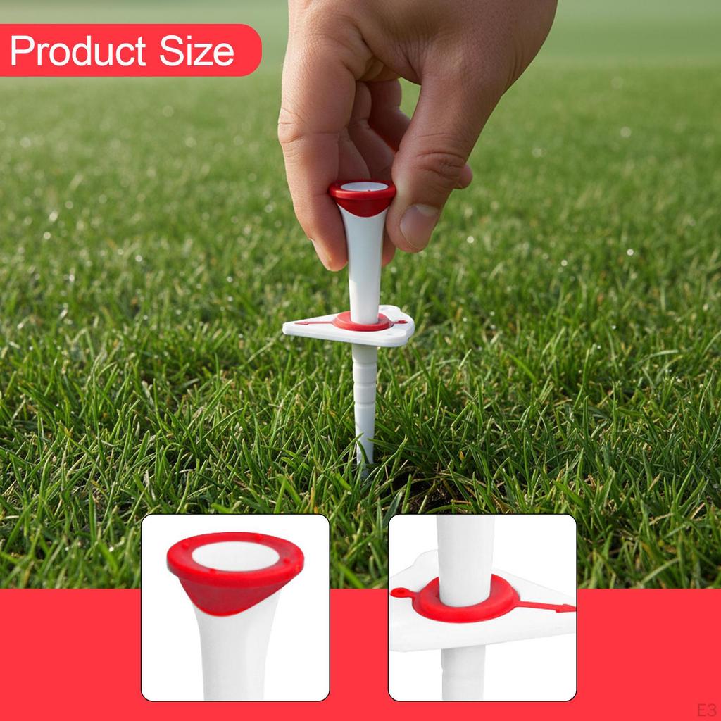 Adjustable Golf Ball Holder for Stability, Home Driving Range, Outdoors, Garden Or on