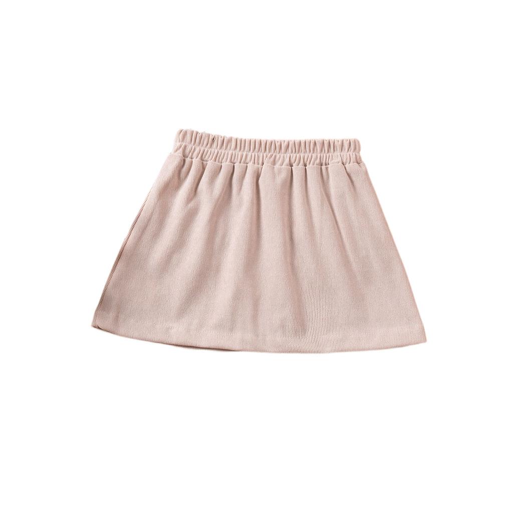Girls' Embroidered Skirt - Solid Color Princess Summer Skirt