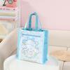 Cartoon Print Double-Layer Student Art Bag