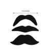 1-48Pcs Fake Beards Mustaches Set Self Adhesive Beard Mustaches Halloween Cosplay Costume Accessories for Women Men