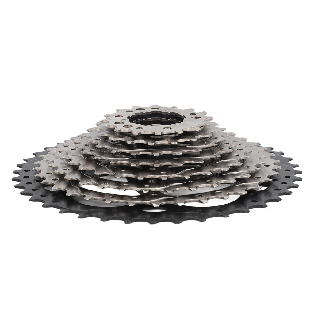 9 Speed 14‑42T Freewheel 9 Speed Cassette Aluminum Alloy Bike Freewheel for Electric Bike Moped