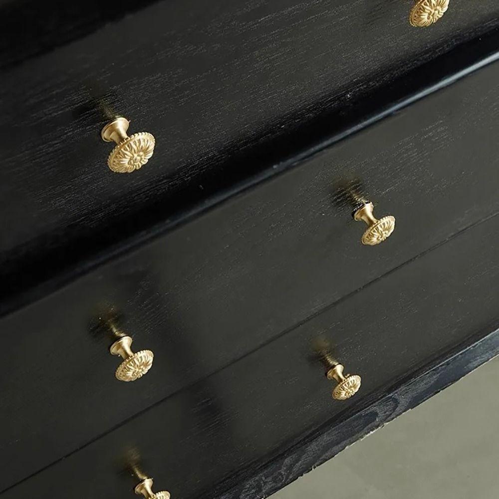 Klassischer Messing Schranktürgriff Goldene Regenschirmform Messinggriffe Europäischer Stil Kleiderschrankknöpfe Schrank Schublade