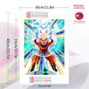 Dragon Ball Krillin Pattern  3pcs 100% Round Full Drill 5D DIY Diamond Painting Embroidery Cross Stitch Rhinestone Décor