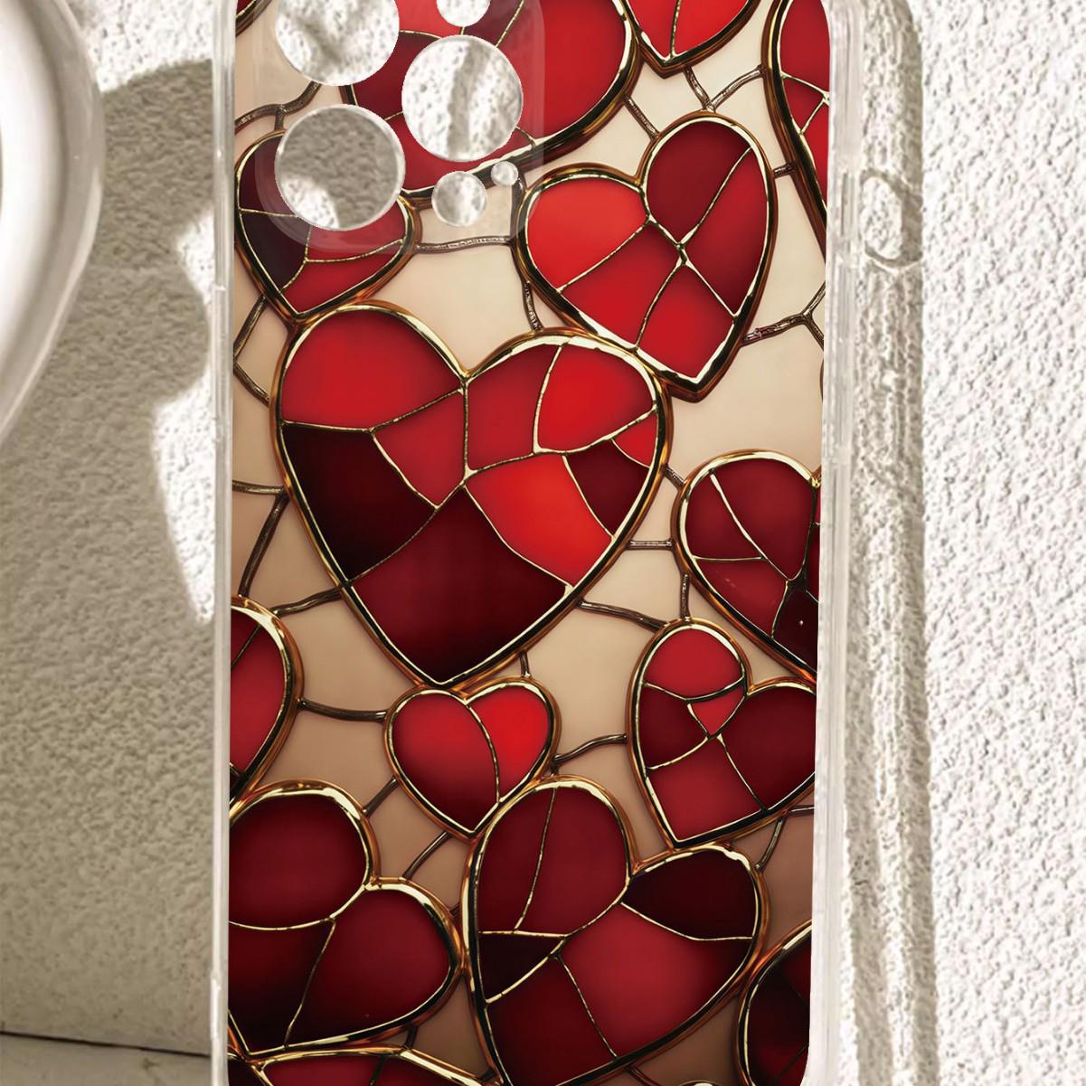 Heartbreak Drop-proof Clear Case for iPhone 14-17 Pro Max Series Galaxy S24