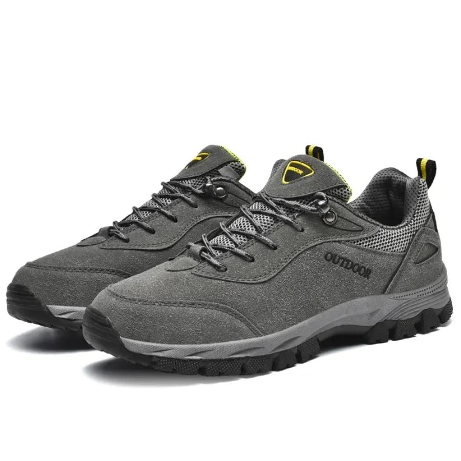 Low-top Mountain Climbing Outdoor Color-matching Tie, Comfortable PU Leather Surface High Quality, Multiple Colors Available