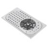 Stainless Steel Cup Washer High Pressure G1/2in Embedded Glass Rinser for Hotels Cafes Homes
