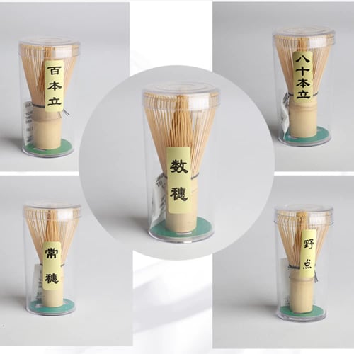 Yoseka Tea Ceremony Utensils, 100-Stand Tea Whisk, Bamboo, Matcha Powder Whisk, Traditional Craft for Tea Ceremony, 100-Stand (1 Piece)