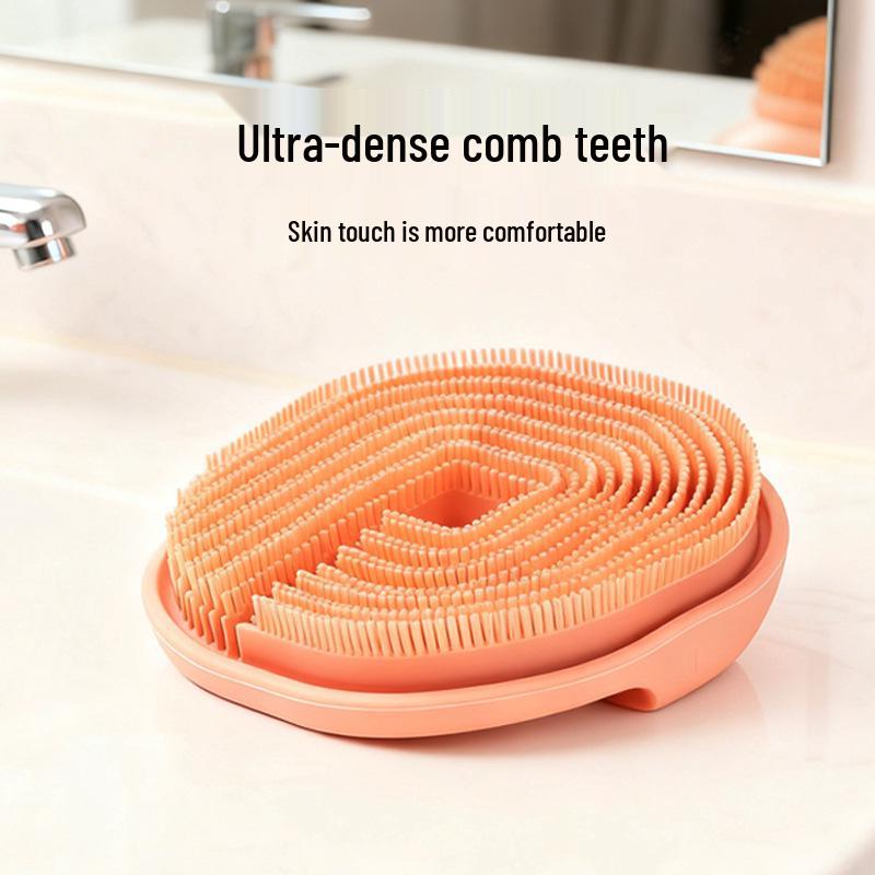 Silicone Pet Bath & Massage Brush: Cat & Dog Shower Scrubber