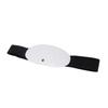 Lumbar Massager EMS Pulse Heating Waist Body Slimming Massage Belt Abdominal Massager White