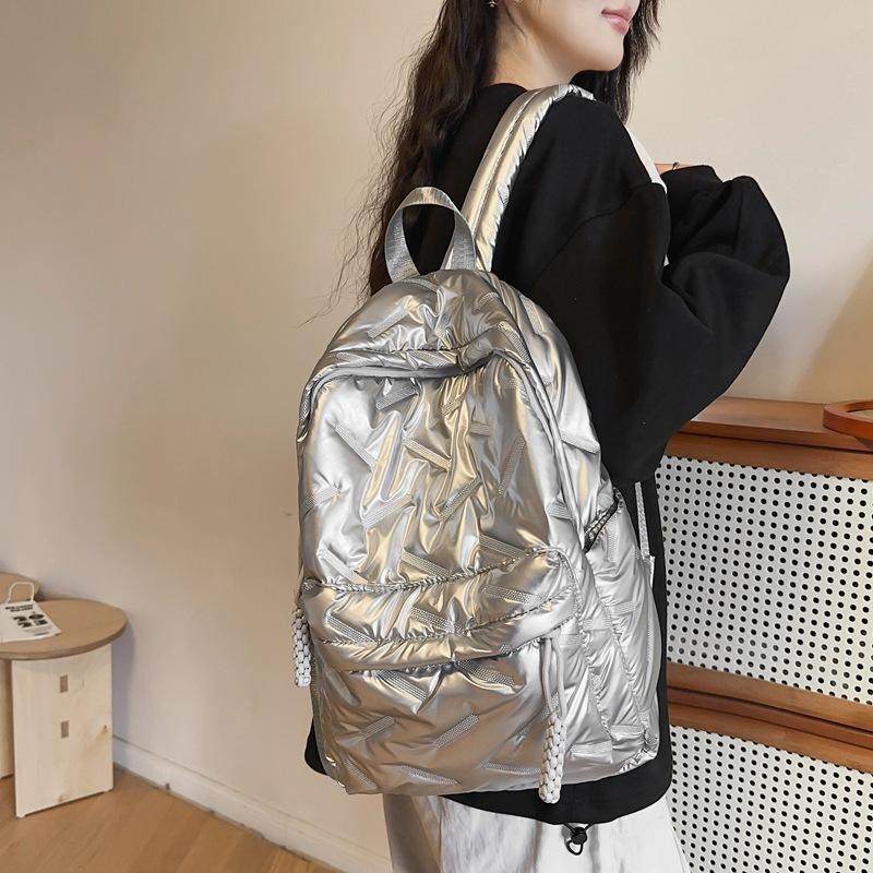 Schoolbag1011 Spring New School Bag Tide Korean Version Versatile Large Capacity Student Backpack Outdoor Travel College Style Backpack