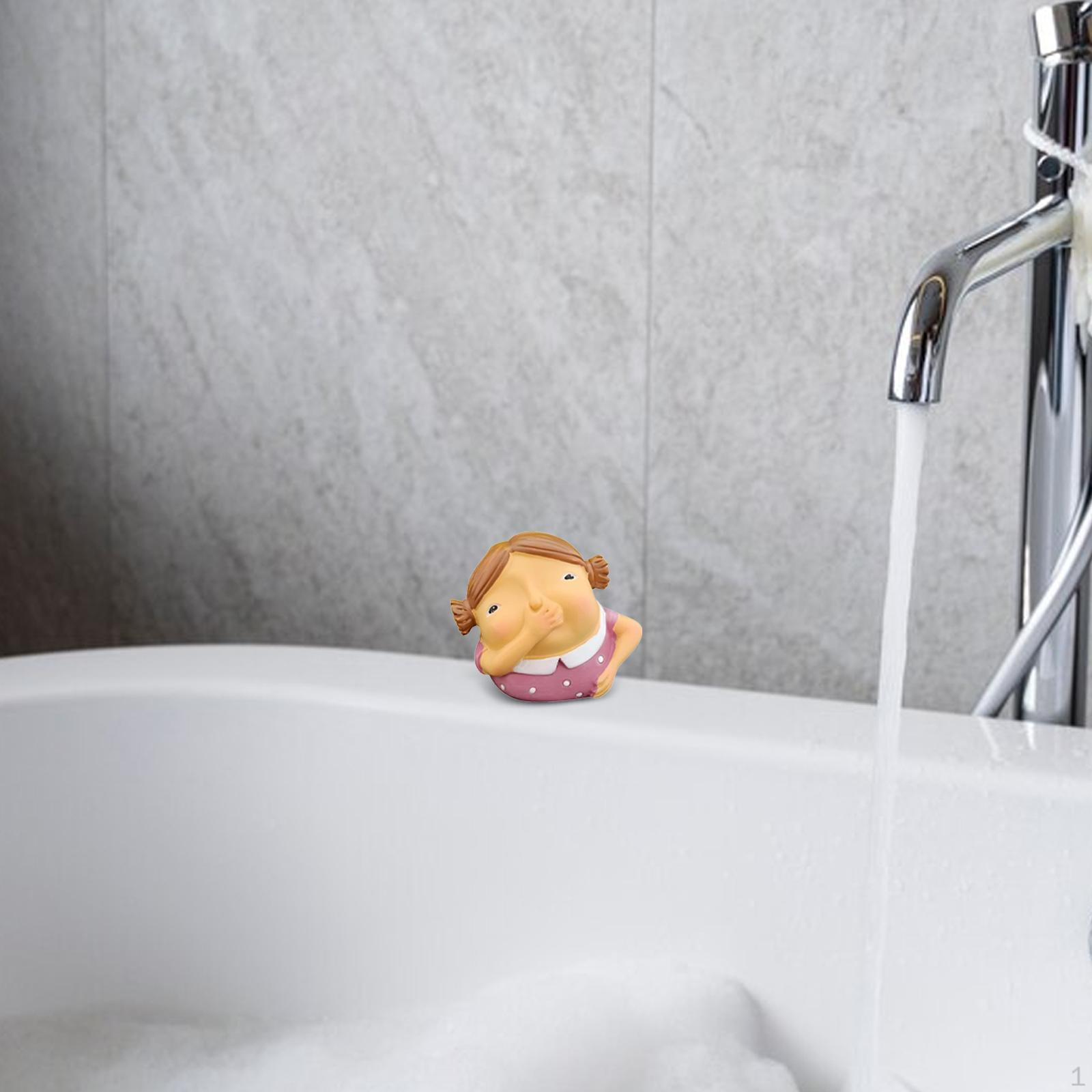 

Крышка болта для унитаза в ванной комнате, ручка из смолы для основания Girl