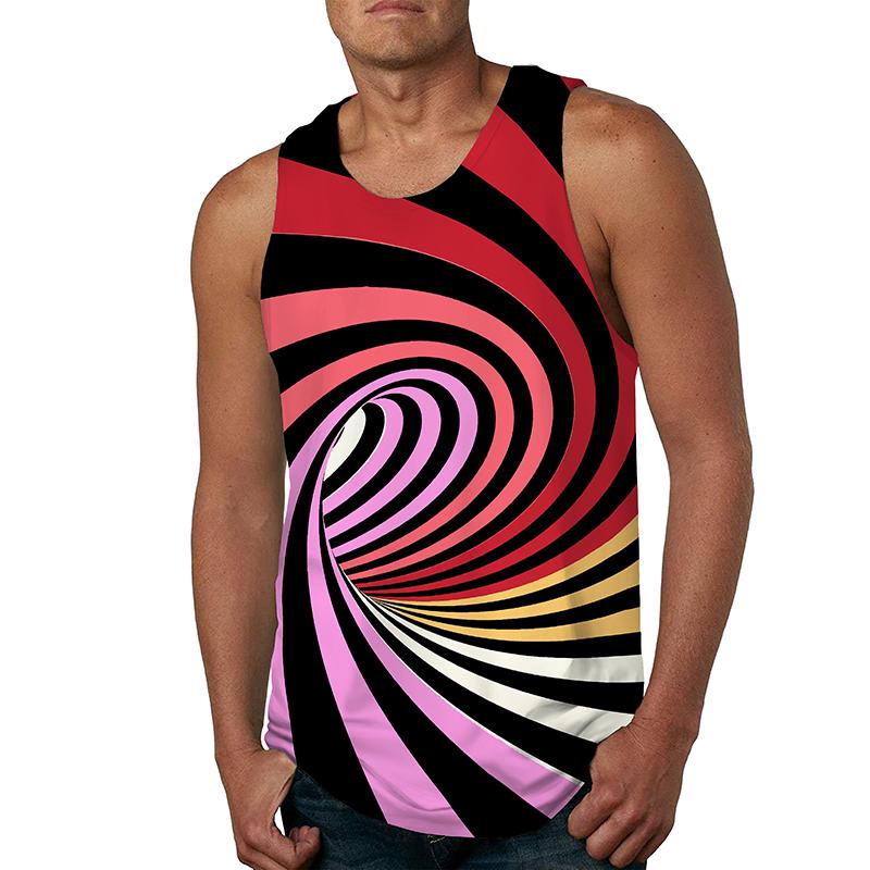 mens patterned tank tops