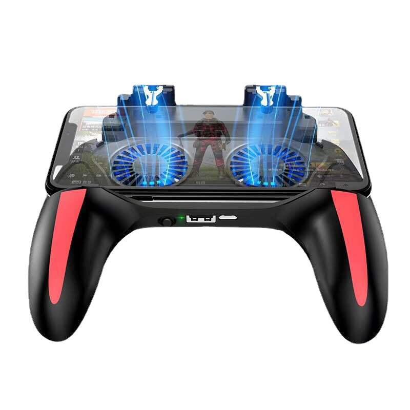 Upgraded H10 Dual-Fan Cool Power Bank & Multi-Function Gaming Handle with Adjustable Settings
