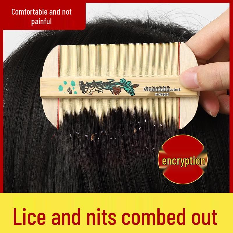 Extra-Dense Fine-Toothed Comb for Removing Dandruff and Lice, Ideal for Children's Hair