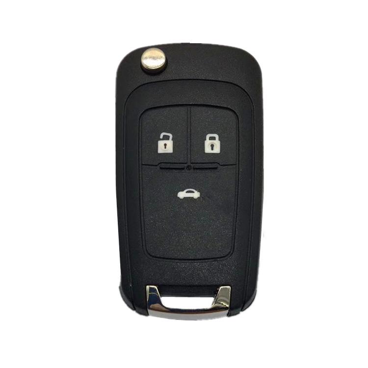Buick 3-Button Folding Remote Key with 433 Frequency and 46 Chip